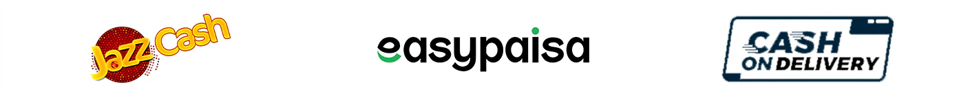 payment methods: JazzCash, Easypaisa, Cash on delivery